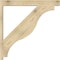 Ekena Millwork Funston Block Rough Sawn Outlooker, Douglas Fir, 6"W x 44"D x 44"H OUT06X44X44FST05RDF - alternate 4